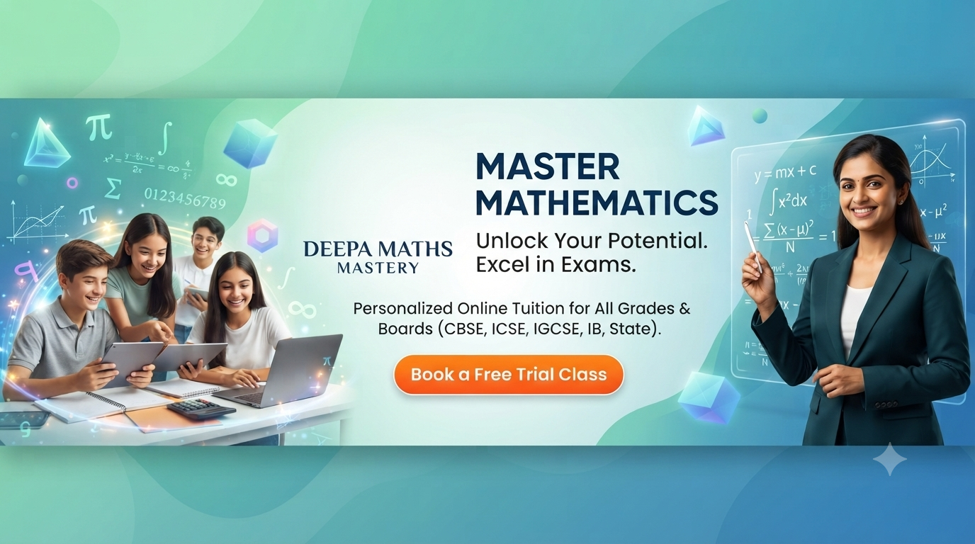 Deepa Maths Learning Banner 4